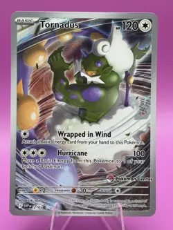 Pokemon TCG Tornadus 210 Black Star Promo Pokemon Center Exclusive Stamped - Image 1