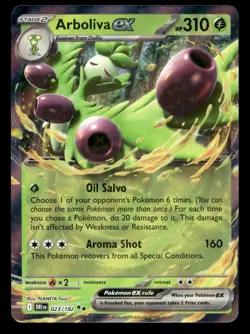 Arboliva ex 023/182 Double Rare Destined Rivals Pokemon NM - Image 1