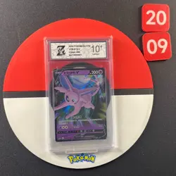 Pokemon S-Chinese Sword & Shield CS4aC 058/132 RR Espeon V Grade10 - Image 1