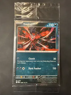 Pokemon TCG Yveltal 88/132 Mega Evolutions Cosmos Holo GAMESTOP Promo SEALED - Image 1