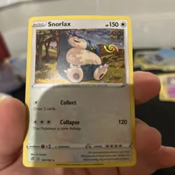 SNORLAX 141/192 SWSH Rebel Clash Cosmos Holo Rare Pokemon W/ Swirl ⋆˚꩜｡⋆ 🔥 - Image 1