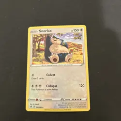 SNORLAX 141/192 SWSH Rebel Clash Cosmos Holo Rare Pokemon W/ Swirl ⋆˚꩜｡⋆ 🔥 - Image 2