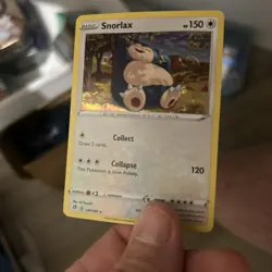 SNORLAX 141/192 SWSH Rebel Clash Cosmos Holo Rare Pokemon W/ Swirl ⋆˚꩜｡⋆ 🔥 - Image 4