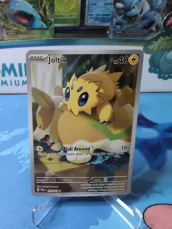 Joltik 196/182 - Pokemon TCG Paradox Rift Illustration Full Art Holo Rare NM - Image 1