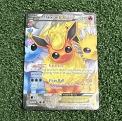 Pokemon Flareon EX Full Art Holo 170 HP RC28/RC32 Generations English - Image 1
