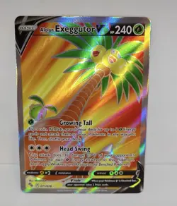 Alolan Exeggutor V 071/078 Ultra Rare Full Art - Pokemon Go Set - Near Mint NM - Image 1