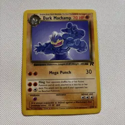 Pokemon TCG Dark Machamp Team Rocket 27/82 Rare Wizards Of The Coast - Image 1
