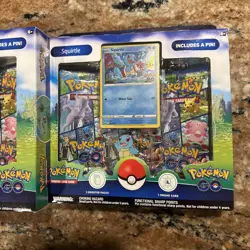 Pokemon GO Pin Collection Set of 3 Charmander Squirtle Bulbasaur Factory SEALED - Image 4