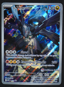 N's Zekrom Pokemon Center Stamped Holo Promo #031 ME: Mega Evolution Promo NM - Image 1