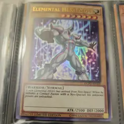 YUGIOH • ELEMENTAL HERO NEOS • ULTRA RARE • DUPO-EN102 • LIMITED-E • NM/M - Image 1