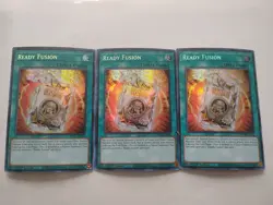 3x Ready Fusion Prismatic Secret Rare mp19 Yugioh Mint - Image 1