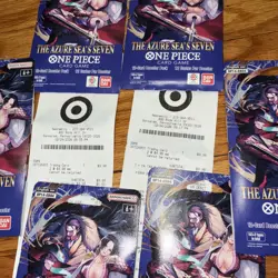One Piece OP14 Sleeved Booster Pack The Azure Seas Seven English Sea’s OP-14 - Image 3