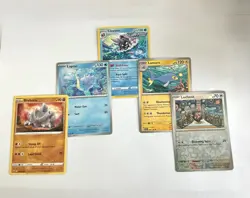 Pokemon Lot- 5 Cards (2 Common, 2 Uncommon, 1 Rare) LP/NM - Image 1