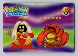 Pokemon Card - Jynx & Lickitung #1244 - Vending Machine - Holo - Image 1