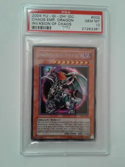 2004 Yu-Gi-Oh! Chaos Emperor Dragon Envoy of the End IOC-000 PSA 10 Gem Mint - Image 1