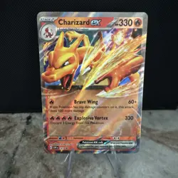 Pokemon TCG Charizard Ex-161 Scarlet & Violet Promo-Holo Card M/Nm Condition - Image 1