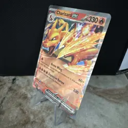Pokemon TCG Charizard Ex-161 Scarlet & Violet Promo-Holo Card M/Nm Condition - Image 2