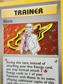 BLAINE - 17/132 - Gym Challenge - Holo - Pokemon Card - Collect Trainer Rare - Image 1