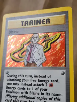 BLAINE - 17/132 - Gym Challenge - Holo - Pokemon Card - Collect Trainer Rare - Image 2