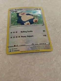 Snorlax SWSH032 Holo Promo Sword & Shield Promo Pokemon Card - Image 2