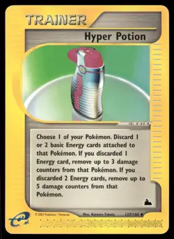 Pokemon Cards Hyper Potion 127/144 Skyridge WOTC Uncommon NM *3 - Image 1