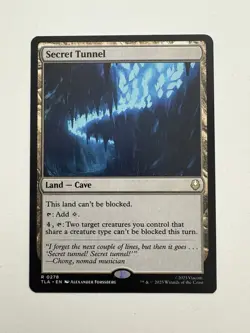Secret Tunnel MTG Magic the Gathering Card NM Near Mint TLA - Image 1