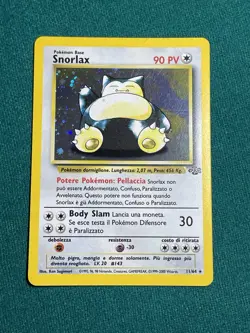 Snorlax Jungle Holo Rare Card 11/64 Vintage 1999 Pokemon - Image 1