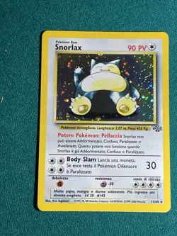 Snorlax Jungle Holo Rare Card 11/64 Vintage 1999 Pokemon - Image 2