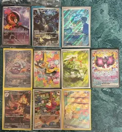 POKEMON FUECOCO N’s ZEKROM IONO’s WATTRELL SPECIAL ILLUSTRATION RARE 10 CARD LOT - Image 1