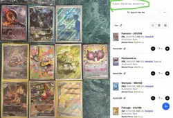 POKEMON FUECOCO N’s ZEKROM IONO’s WATTRELL SPECIAL ILLUSTRATION RARE 10 CARD LOT - Image 2