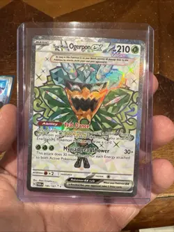 Pokemon TCG Card Teal Mask Ogerpon EX #190/167 Ultra Rare Twilight Masquerade - Image 3