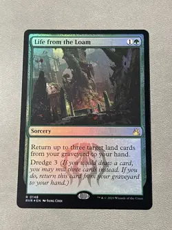 Life from the Loam FOIL NM Magic the Gathering Ravnica Remastered MTG - Image 1