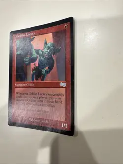 Magic The Gathering MTG Goblin Lackey Urza's Saga Regular #190 - Image 2