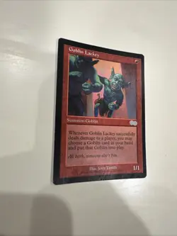 Magic The Gathering MTG Goblin Lackey Urza's Saga Regular #190 - Image 3