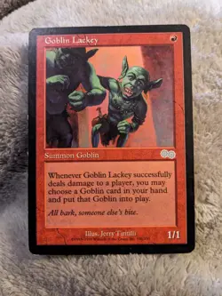MTG Goblin Lackey Urza's Saga 190/335 Regular Uncommon - Image 1