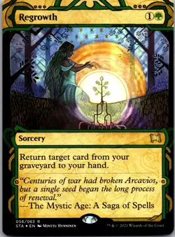 Regrowth (Foil Etched) R Strixhaven: Mystical Archives 56 NM Foil - Image 1