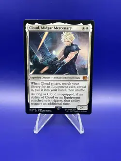 Cloud, Midgar Mercenary: Final Fantasy MTG: Mythic 0010 Regular (NM) - Image 1