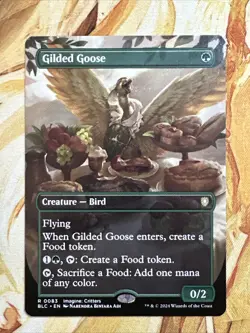 Gilded Goose - Borderless - Bloomburrow #83 Rare, NM, MTG - Image 1