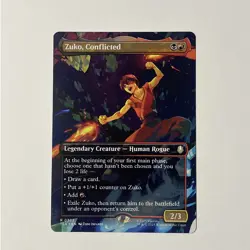 MTG Zuko, Conflicted - 0302 - (Borderless) Avatar TLA - NM - Image 1