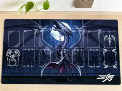 Yu-Gi-Oh Duel Playmat Blue-Eyes White Dragon TCG CCG Mat 600x350mm - Image 1