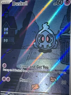 Duskull 068/064 Illustration Rare NM Shrouded Fable Pokemon - Image 2