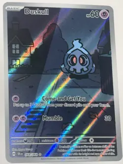 Duskull 068/064 Illustration Rare NM Shrouded Fable Pokemon - Image 4