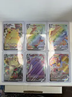 34 Pokemon Vmax Card Lot Machamp Ditto Meowth Drednaw Pikachu Scanner Value $100 - Image 1