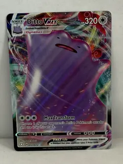 34 Pokemon Vmax Card Lot Machamp Ditto Meowth Drednaw Pikachu Scanner Value $100 - Image 4