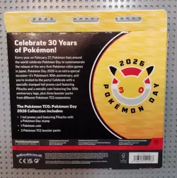 Pokemon TCG: 2026 Pokemon Day Collection - 30th Anniversary (SEALED, BOX DMG) - Image 5