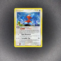 Porygon2 Reverse Holo Stamped 2005 Pokemon 12/115 Unseen Forces LP - Image 1