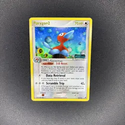 Porygon2 Reverse Holo Stamped 2005 Pokemon 12/115 Unseen Forces LP - Image 2