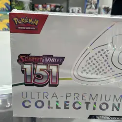 Pokemon TCG Scarlet & Violet 151 Ultra Premium Collection Box 16 Packs UPC Mew 820650855412 - Image 3