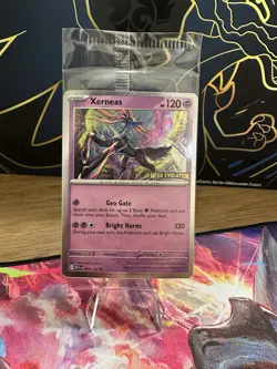 Xerneas (Mega Evolution Stamped) 064/132 Pokemon TCG Best Buy Sealed Promo - Image 1