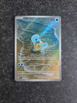 SQUIRTLE POKEMON 170/165 2023 MEW 151 FULL ART ENGLISH - Image 1
